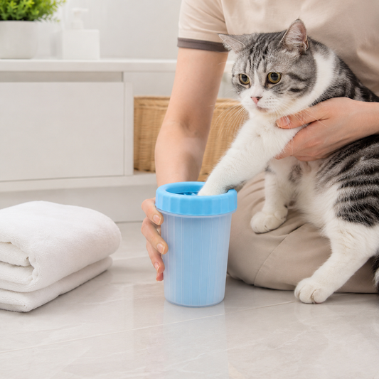 🐾 Pet Paw Cleaner Cup – Gentle Silicone Foot Washer for Dogs & Cats