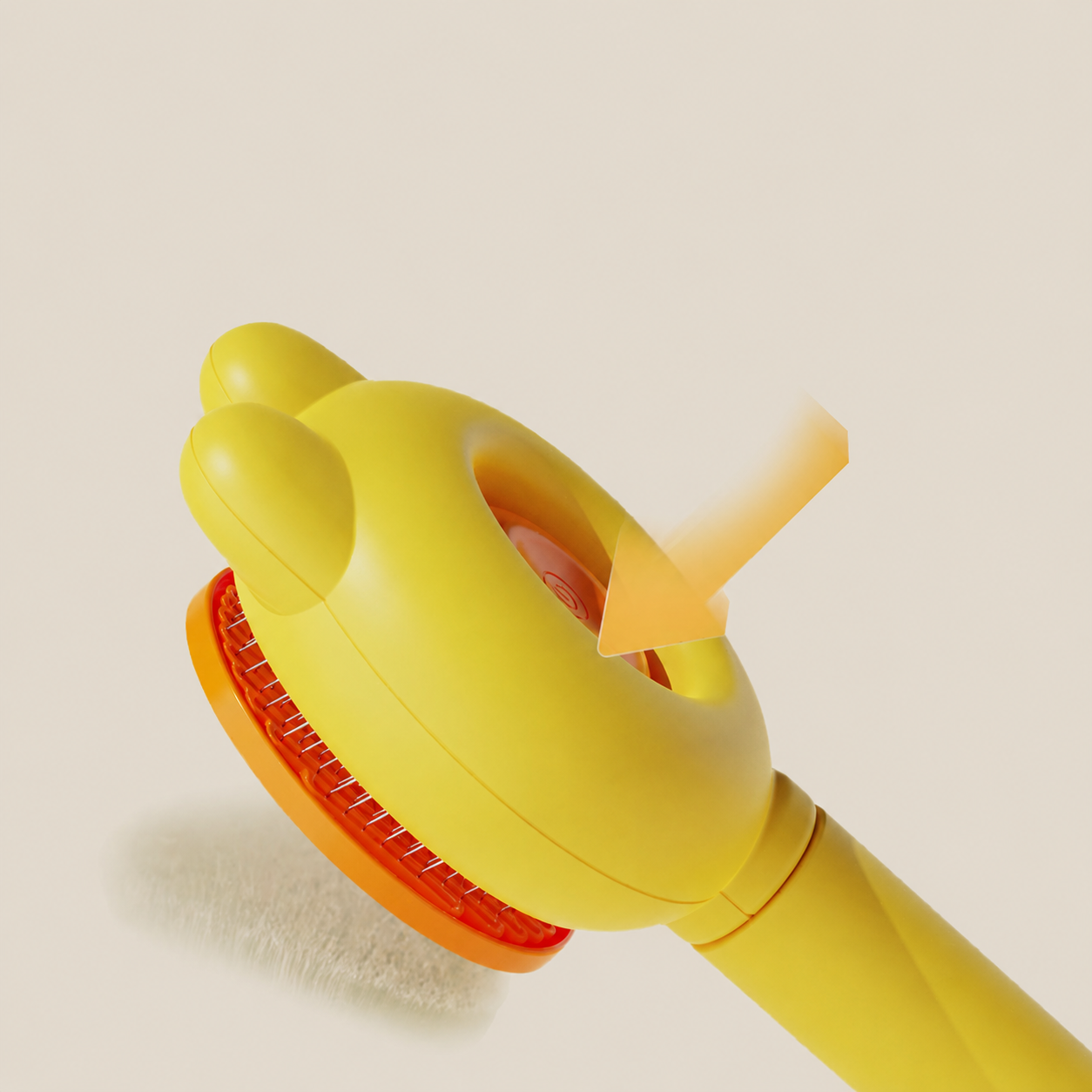 🐾 No More Flying Fur! One-Click Pet Grooming Brush for Cats & Dogs