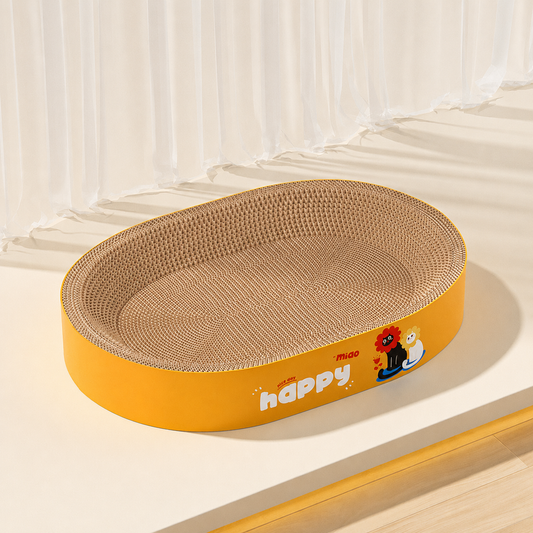 Round Cat Scratcher Bed – Durable Cardboard Cat Scratch Pad & Lounge Bowl 🐾
