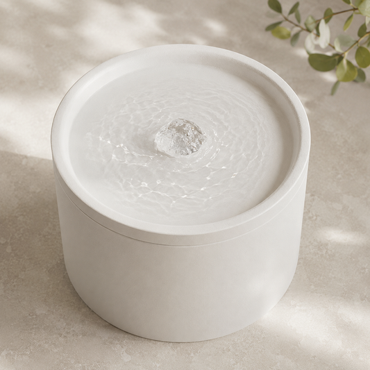 Ceramic Pet Water Fountain for Cats & Small Dogs – 1L Quiet Automatic Drinking Dispenser with Filter 🐾