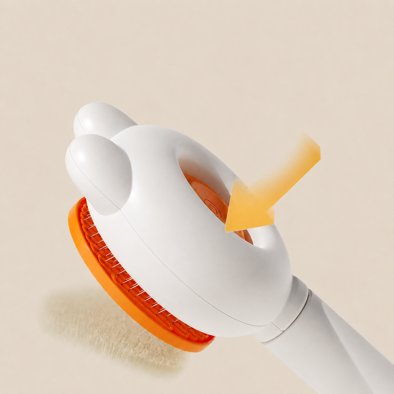 🐾 No More Flying Fur! One-Click Pet Grooming Brush for Cats & Dogs