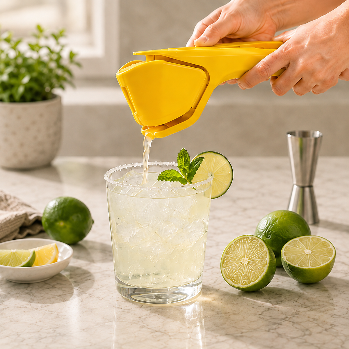 Foldable Citrus Squeezer – Fresh Juice in Seconds