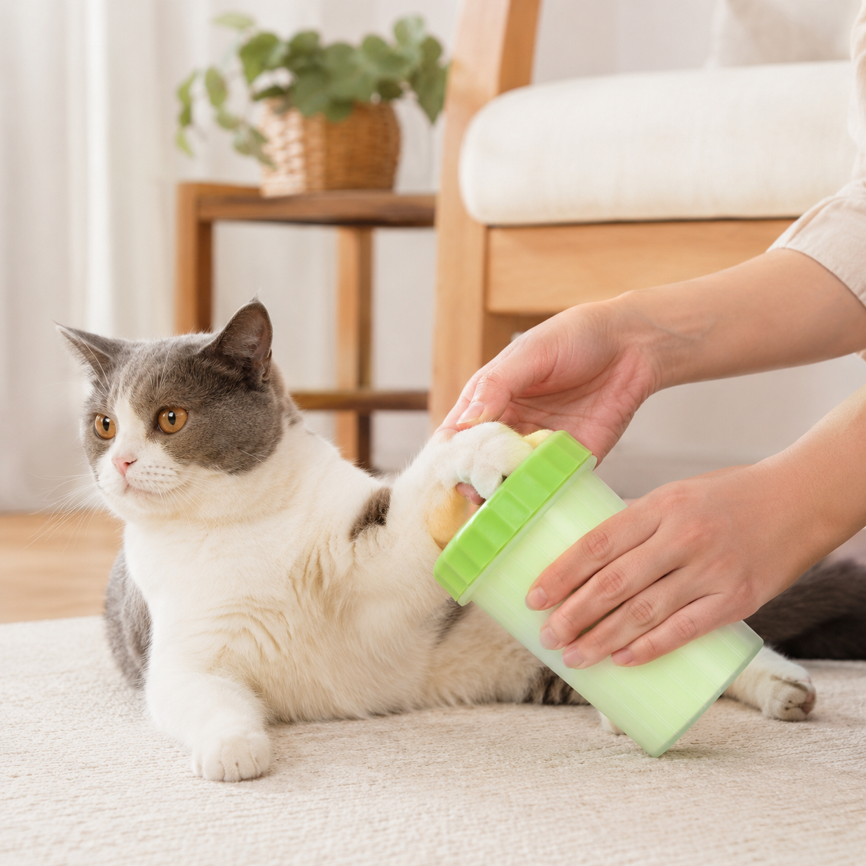 🐾 Pet Paw Cleaner Cup – Gentle Silicone Foot Washer for Dogs & Cats