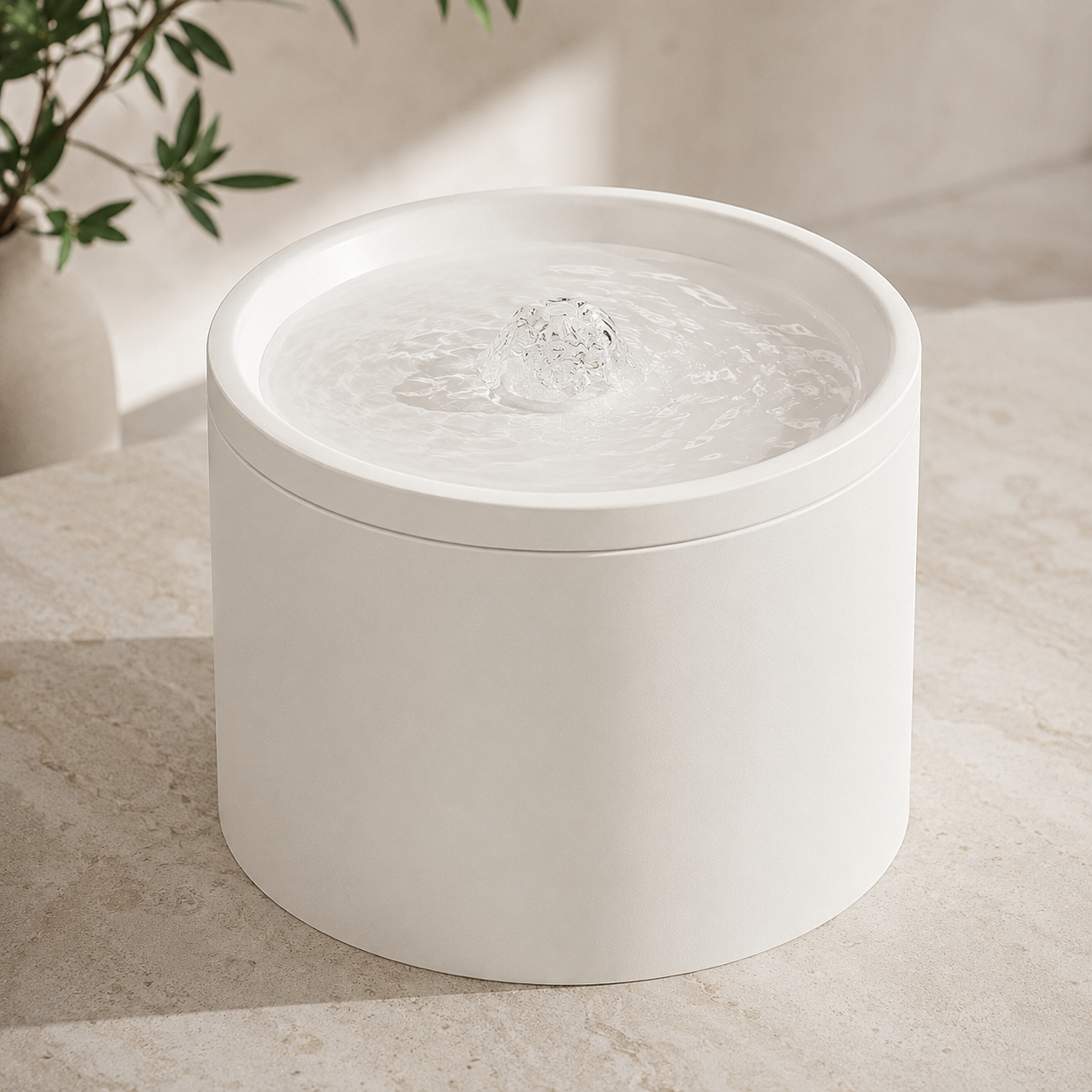 Ceramic Pet Water Fountain for Cats & Small Dogs – 1L Quiet Automatic Drinking Dispenser with Filter 🐾