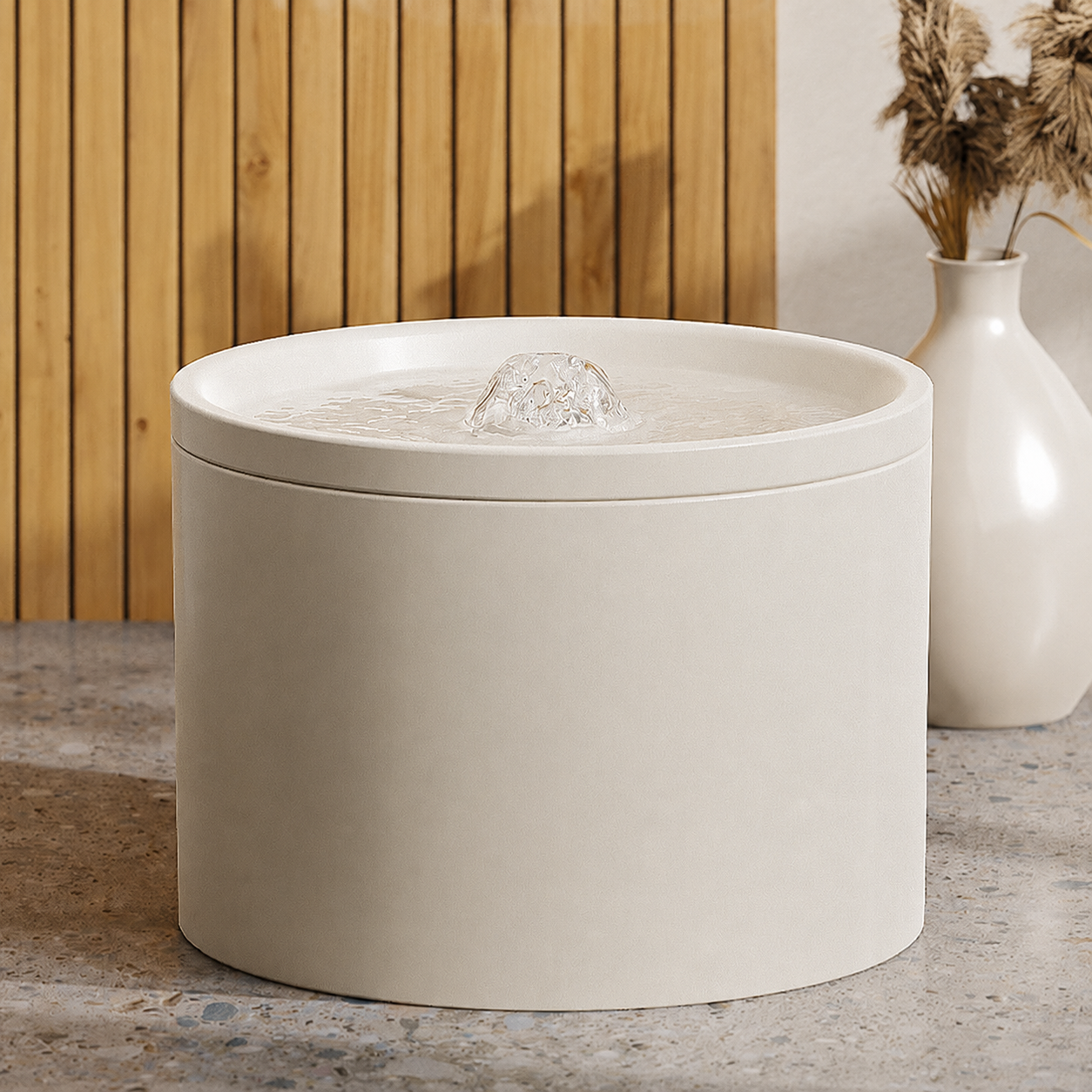 Ceramic Pet Water Fountain for Cats & Small Dogs – 1L Quiet Automatic Drinking Dispenser with Filter 🐾
