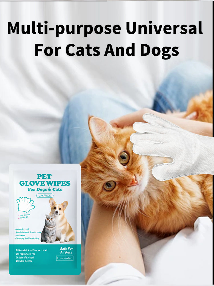 Rinse-Free Pet Grooming Wet Wipes