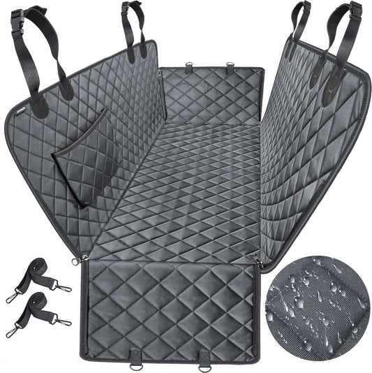 Waterproof Dog Car Seat Cover Hammock – Anti-Scratch Back Seat Protector for Cars, SUVs & Trucks 🐾